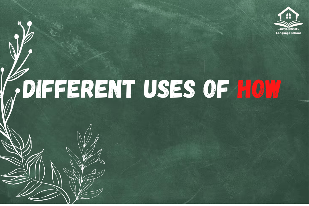 different uses of how